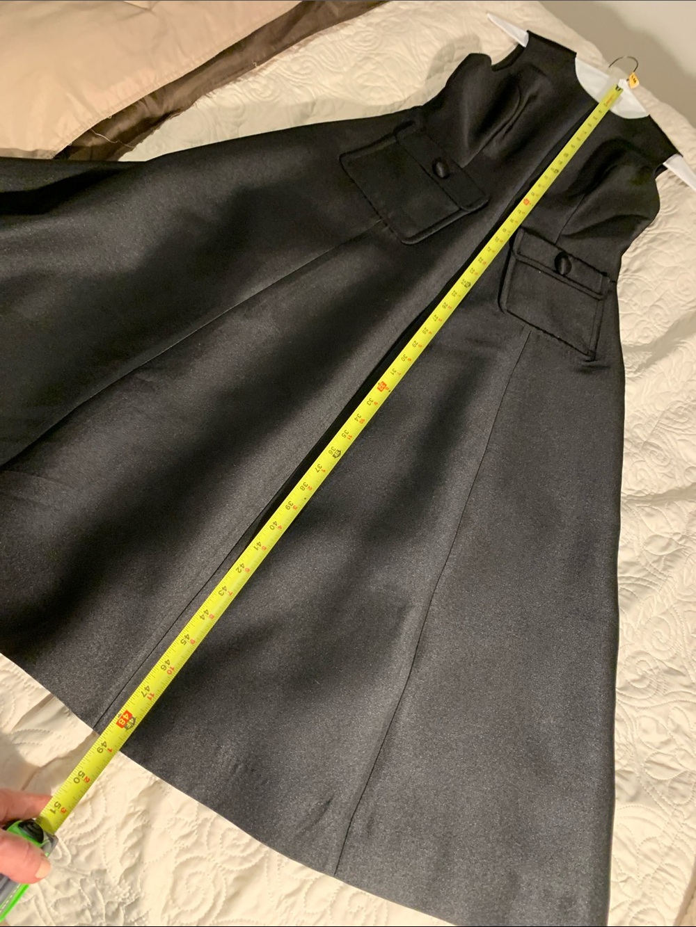 Tuckernuck Black Sleeveless Midi Dress with Front Patch Pockets - Picture 8 of 10